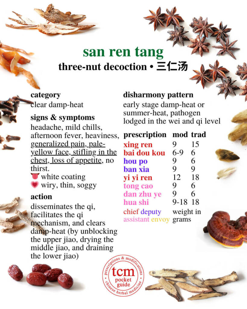 san ren tang prescription - tcm pocketguide