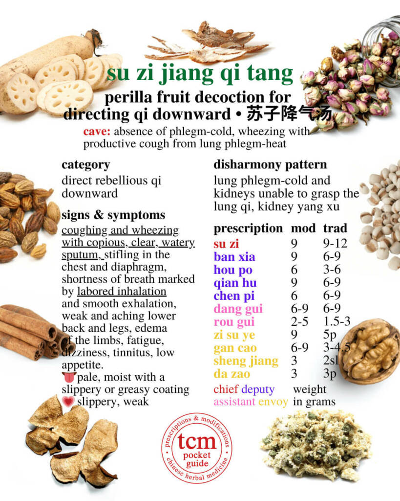 su zi jiang qi tang prescription - tcm pocketguide