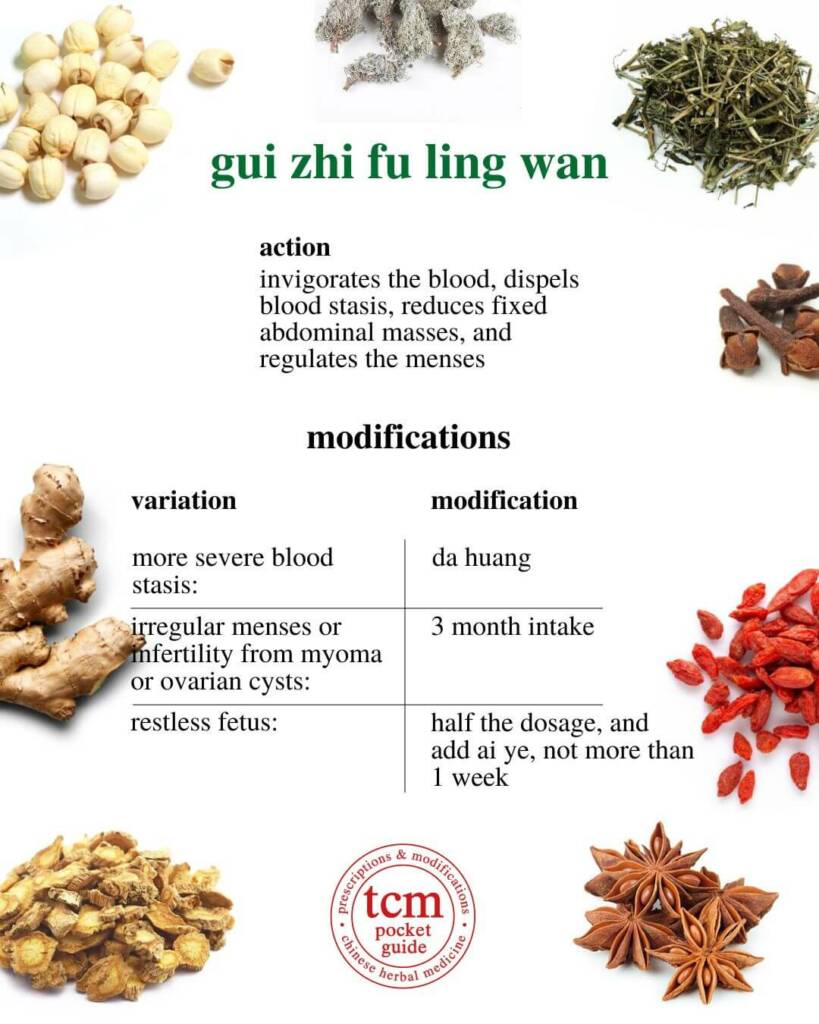 gui zhi fu ling wan modifications