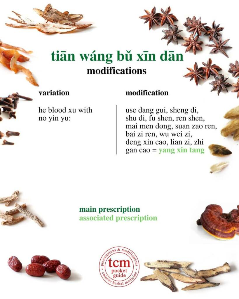 tian wang bu xin dan modifications 3