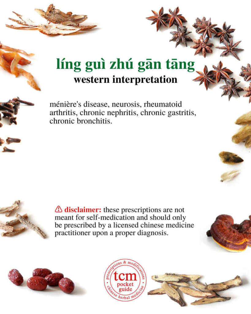 ling gui zhu gan tang western interpretation