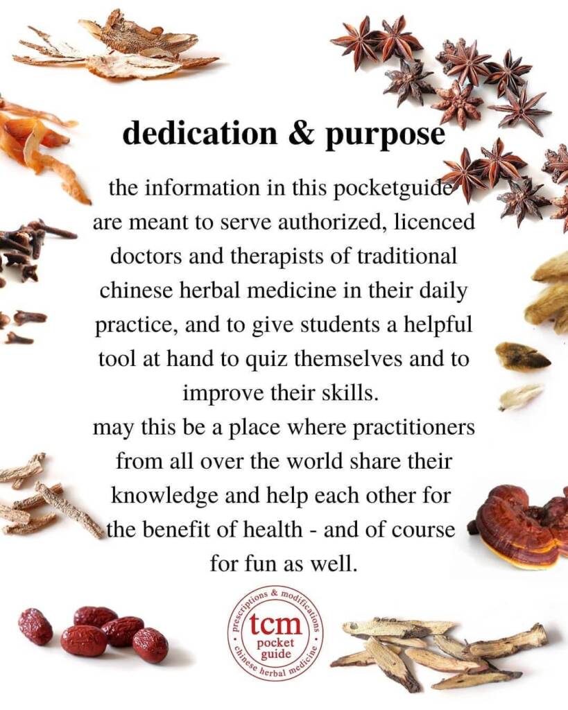 tcm pocketguide dedication and purpose