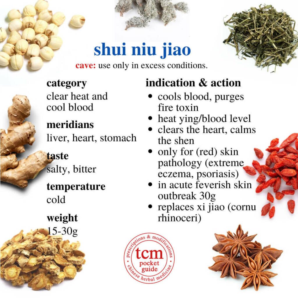 shui niu jiao indication action