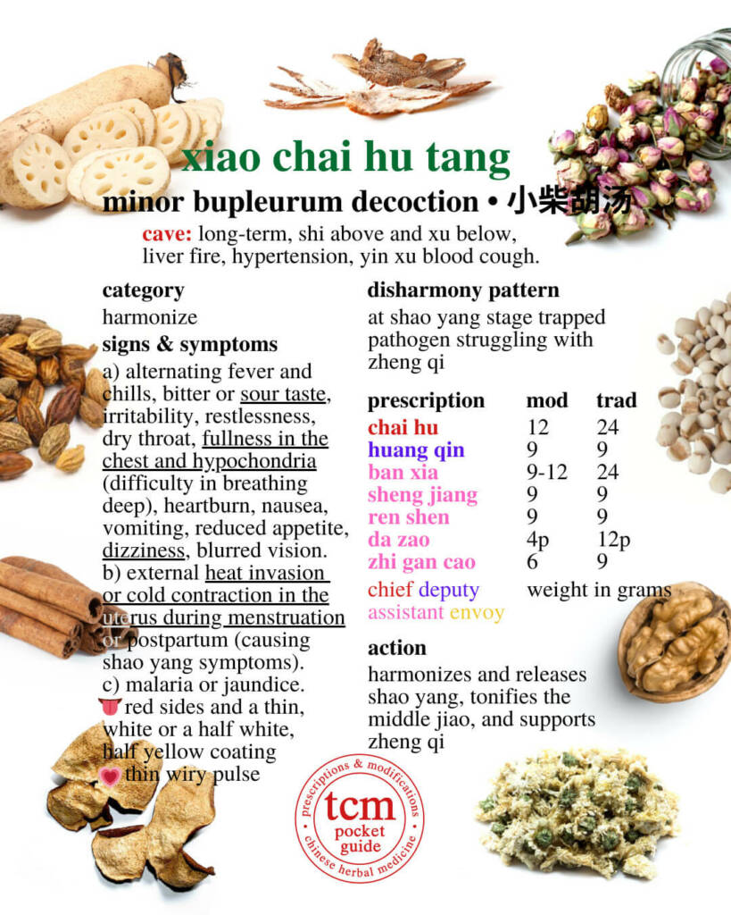 xiao chai hu tang prescription - tcm pocketguide